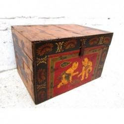Small chinese trunk painted...
