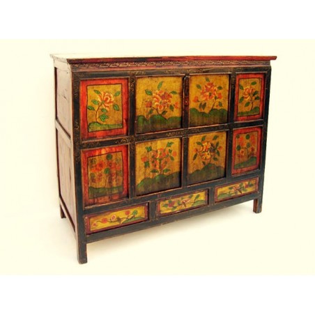 Old Tibetan cabinet 117 cm