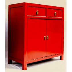 Red storage cabinet (90 cm)