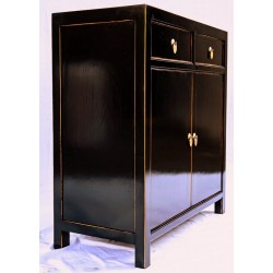 Black lacquered cabinet (90...