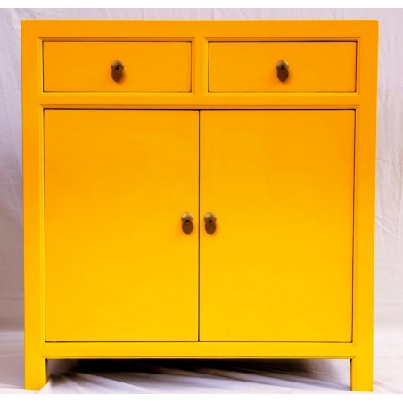 Petit buffet jaune (90 cm)
