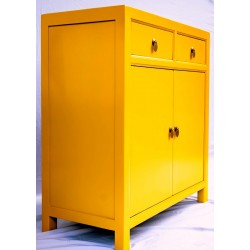 Petit buffet jaune (90 cm)