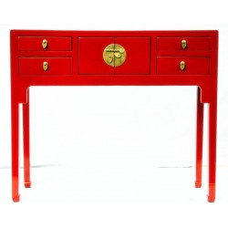 Shallow console table available in 5 colours