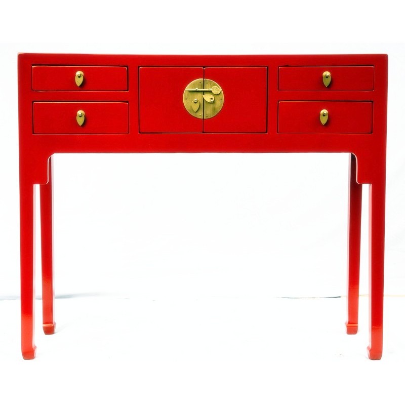 Shallow console table available in 3 colours