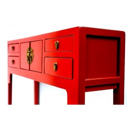 Shallow console table available in 7 colours