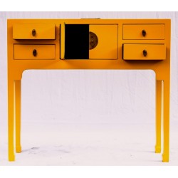 Shallow console table available in 4 colours
