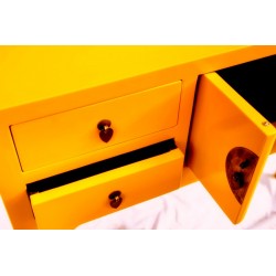 Shallow console table available in 5 colours
