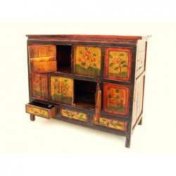 Old Tibetan cabinet 117 cm