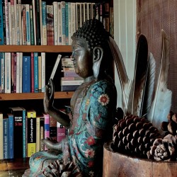 Bouddha en Apana Mudra- Bronze