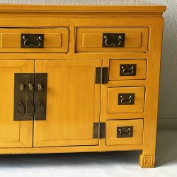 Chinese antique Yellow Sideboard 140 cm