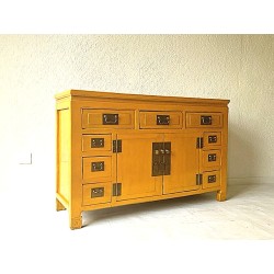 Chinese antique Yellow Sideboard 140 cm