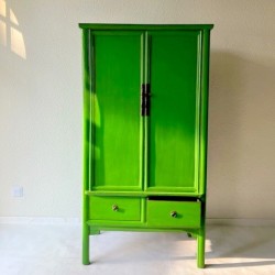 Chinese lacquered wardrobe 105 cm