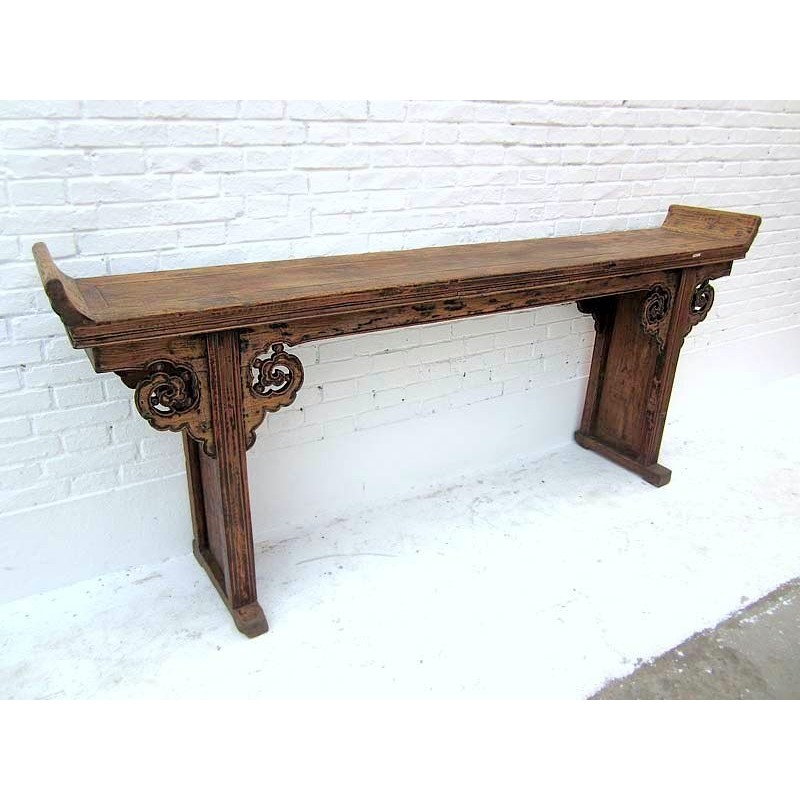 Old Chinese console table 220 cm