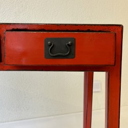 Bureau-console rouge 94cm