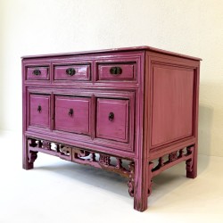 Chinese antique purple Sideboard 129 cm
