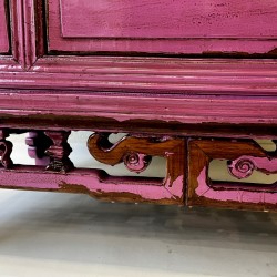 Chinese antique purple Sideboard 129 cm