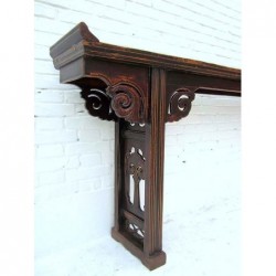 Old Chinese console table 256 cm