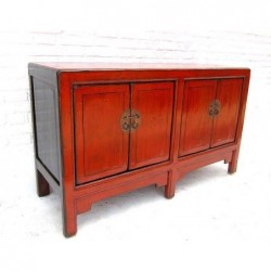 Bahut mongol laqué 146 cm