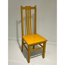 Vintage Yellow lacquered chair