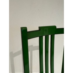 Vintage green lacquered chair