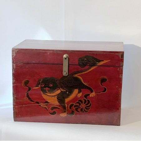 Trunk with traditional painting 50 cm