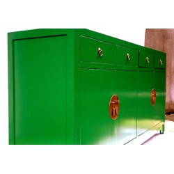Chinese deep green sideboard 170 cm