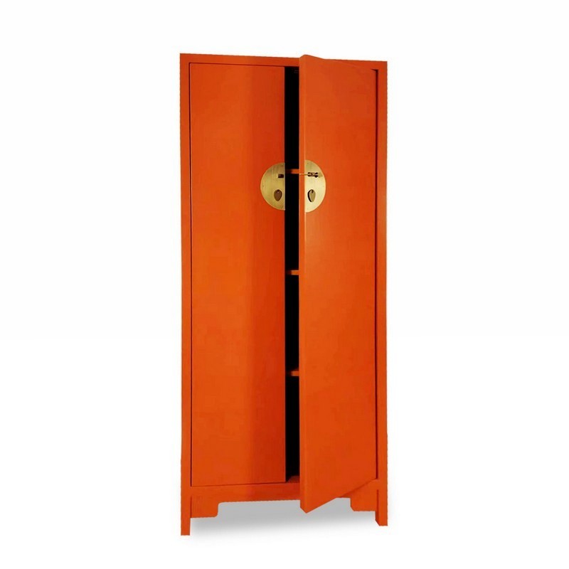 Armoire laquée peu profonde disponible en quatre teintes