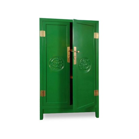 Armoire chinoise aux deux dragons- 3 teintes (85cm)