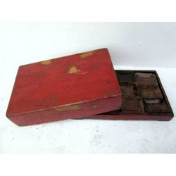 Chinesich Schachtel red lackiert 45cm