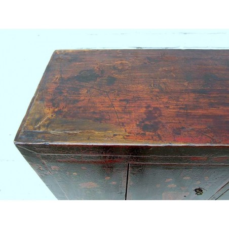 Chinesischer schwarz lackiert Schrank 138 cm | China Collection