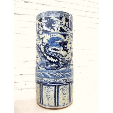 Chinesischer Schirmhalter handbemalten