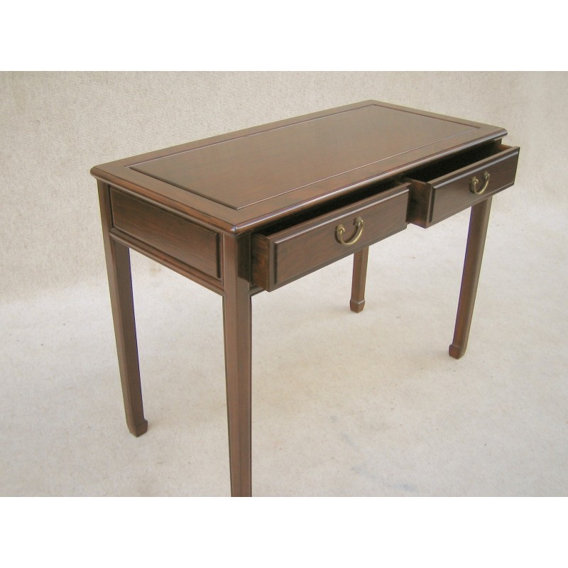 Chinese rosewood desk with two drawers 106 cm