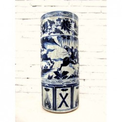 Chinesischer Schirmhalter handbemalten