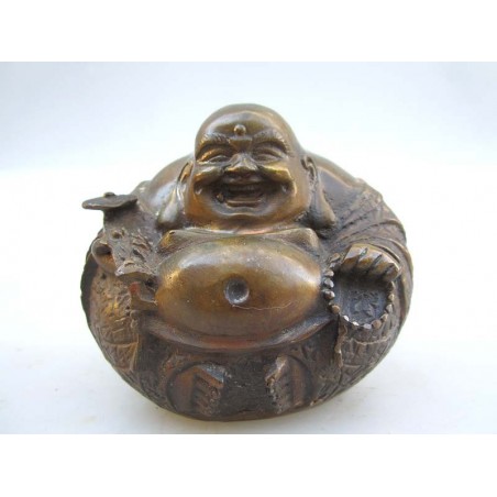 Happy Bouddha en bronze (M)