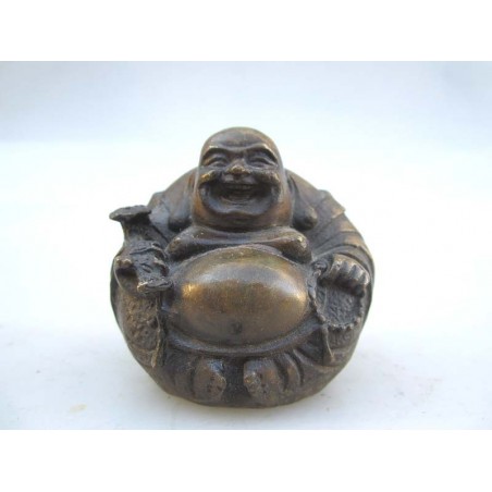 Happy Bouddha en bronze