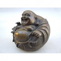 Happy Bouddha en bronze