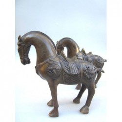 Chevaux chinois en bronze (vendus à l'unité)