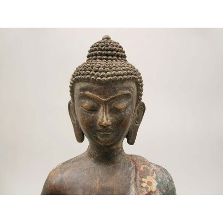 Buddha Skulptur in Dharmacakra Mudra