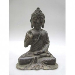 Bronze patiné de Bouddha en...