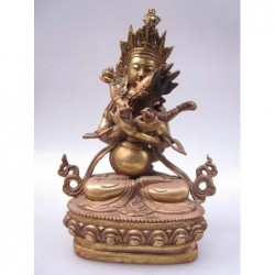 Guan Yin gilt sculpture