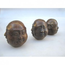 Bronze Kopf von Buddha 4...