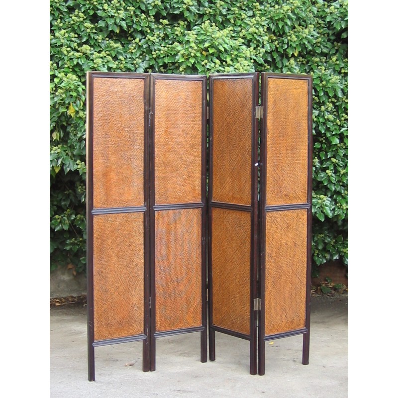 Chinesischer Wandshirm mit vier Panels