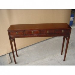 Chinese console table in elm wood 88 cm