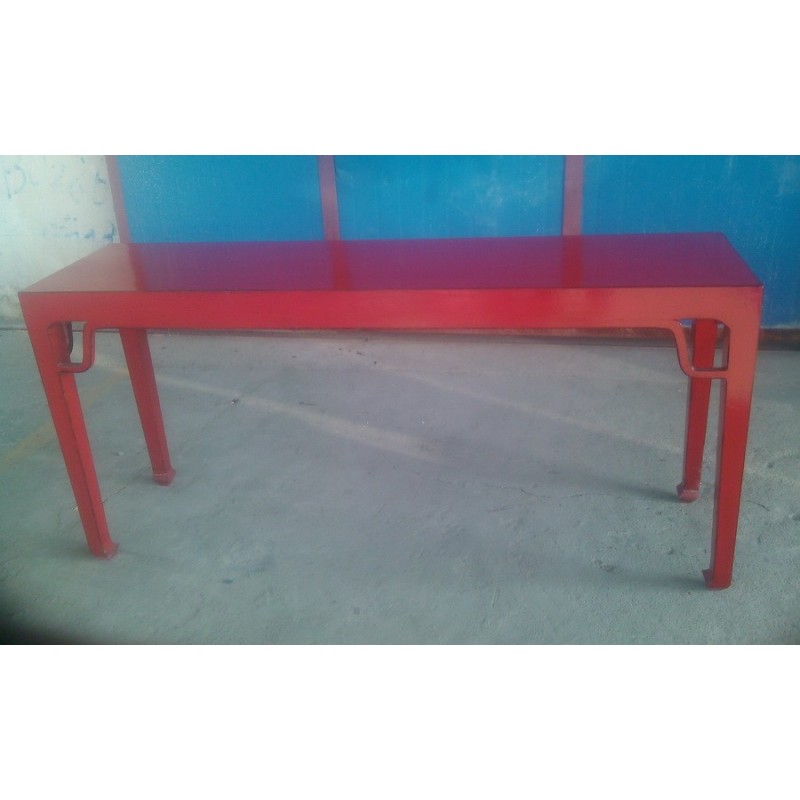 Red Ming style console table 170 cm