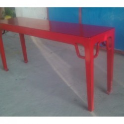 Console chinoise rouge. Style Ming 170 cm
