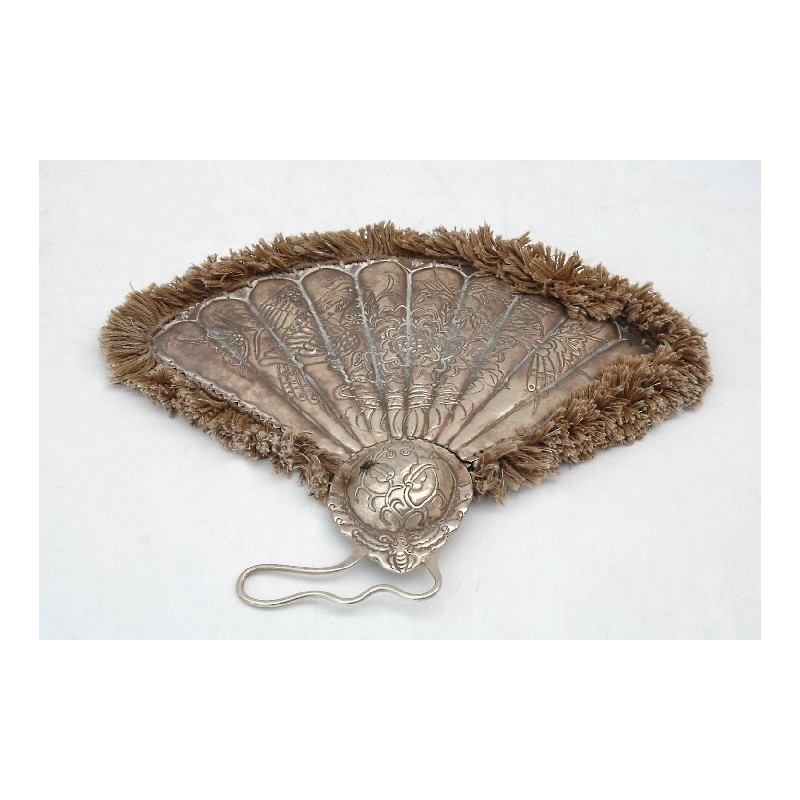 Silberner Miao Fächer